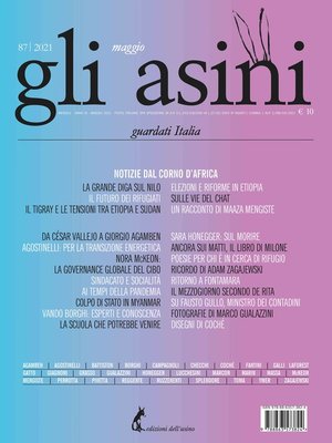 cover image of Gli asini n.87 maggio 2021